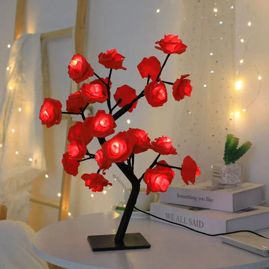 Rose tree lamp